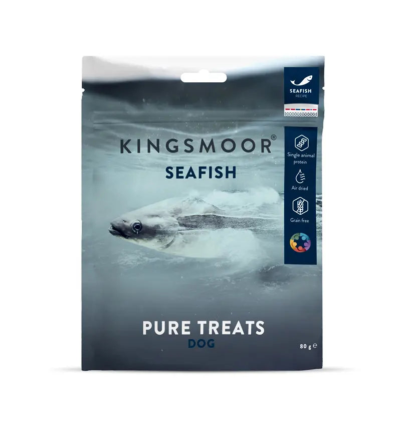 Kingsmoor Airdried Pops Hvit Fisk 80g