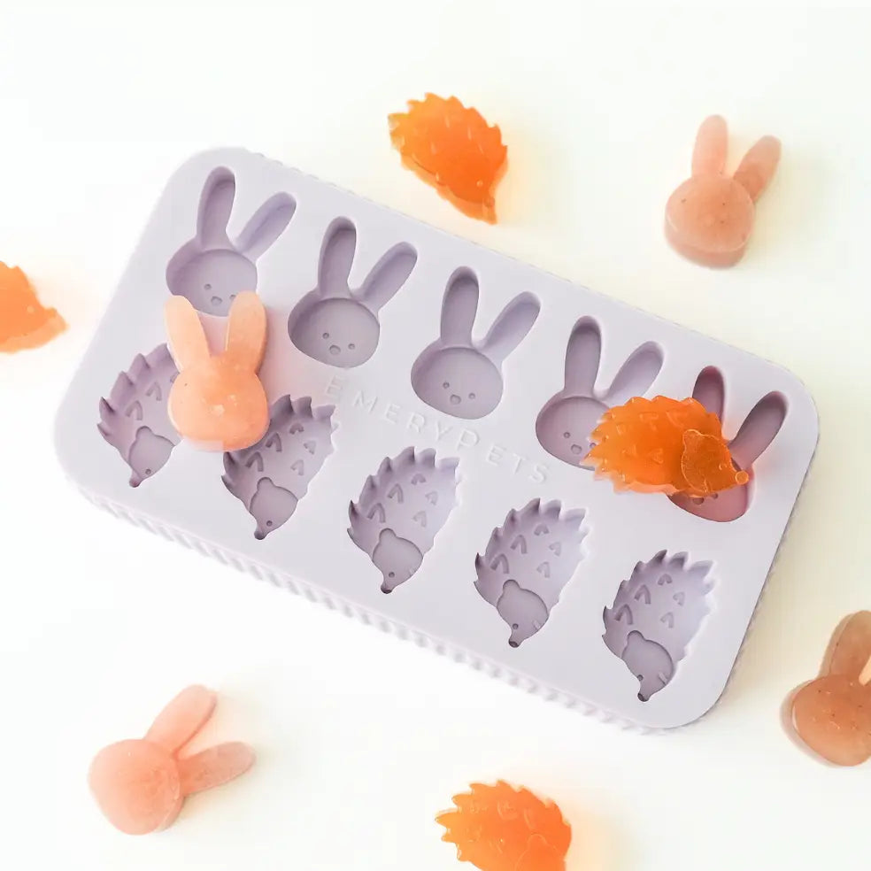 Hedgehog + Bunny Treat Mold