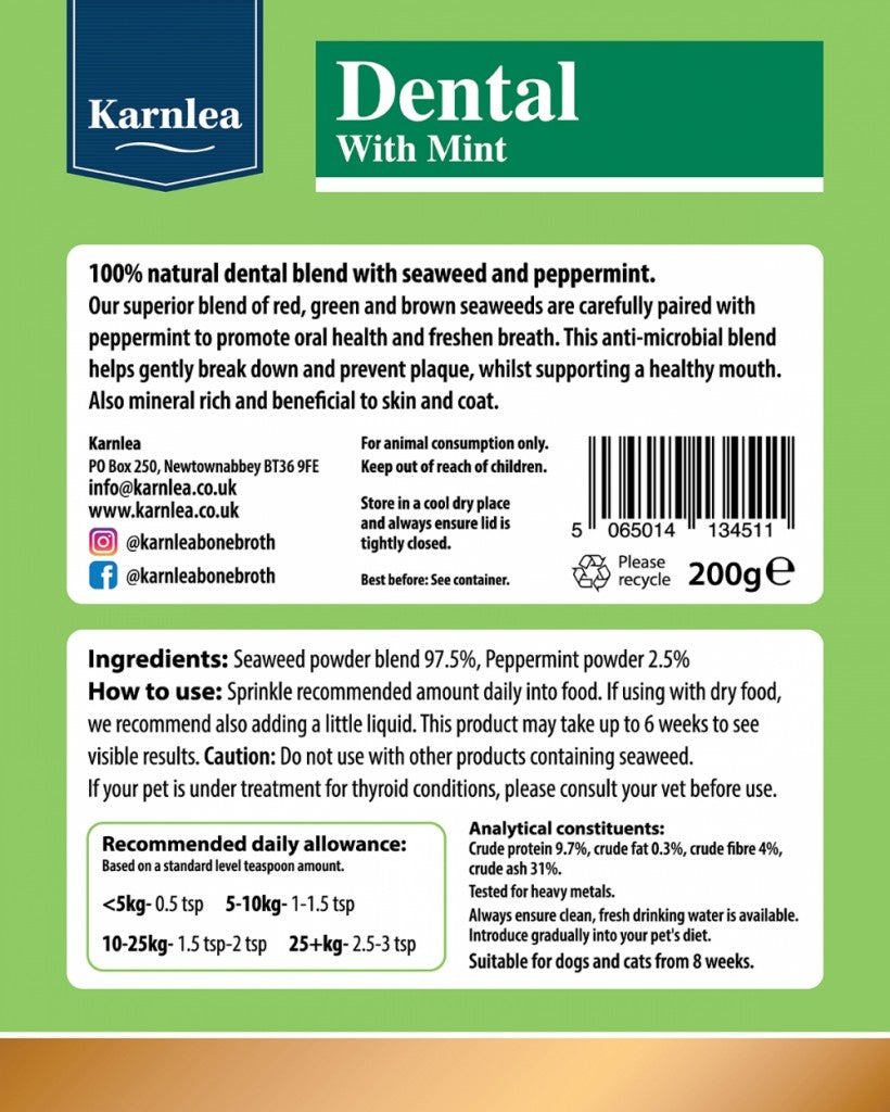 Karnlea Dental with Mint 200g