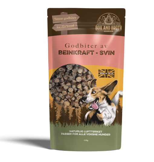Godbiter av beinkraft – Svin 150gr