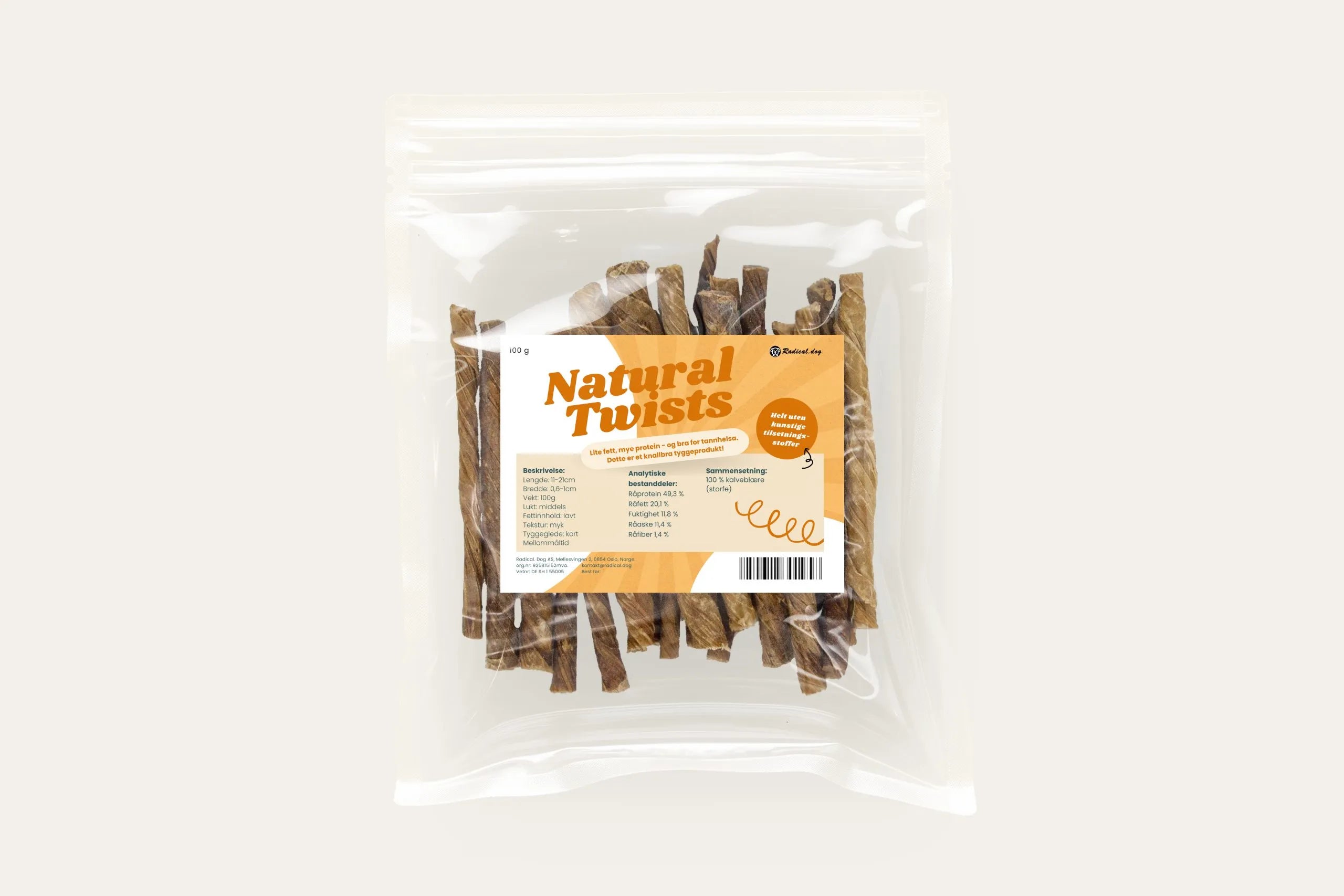 Natural Twists 100gr