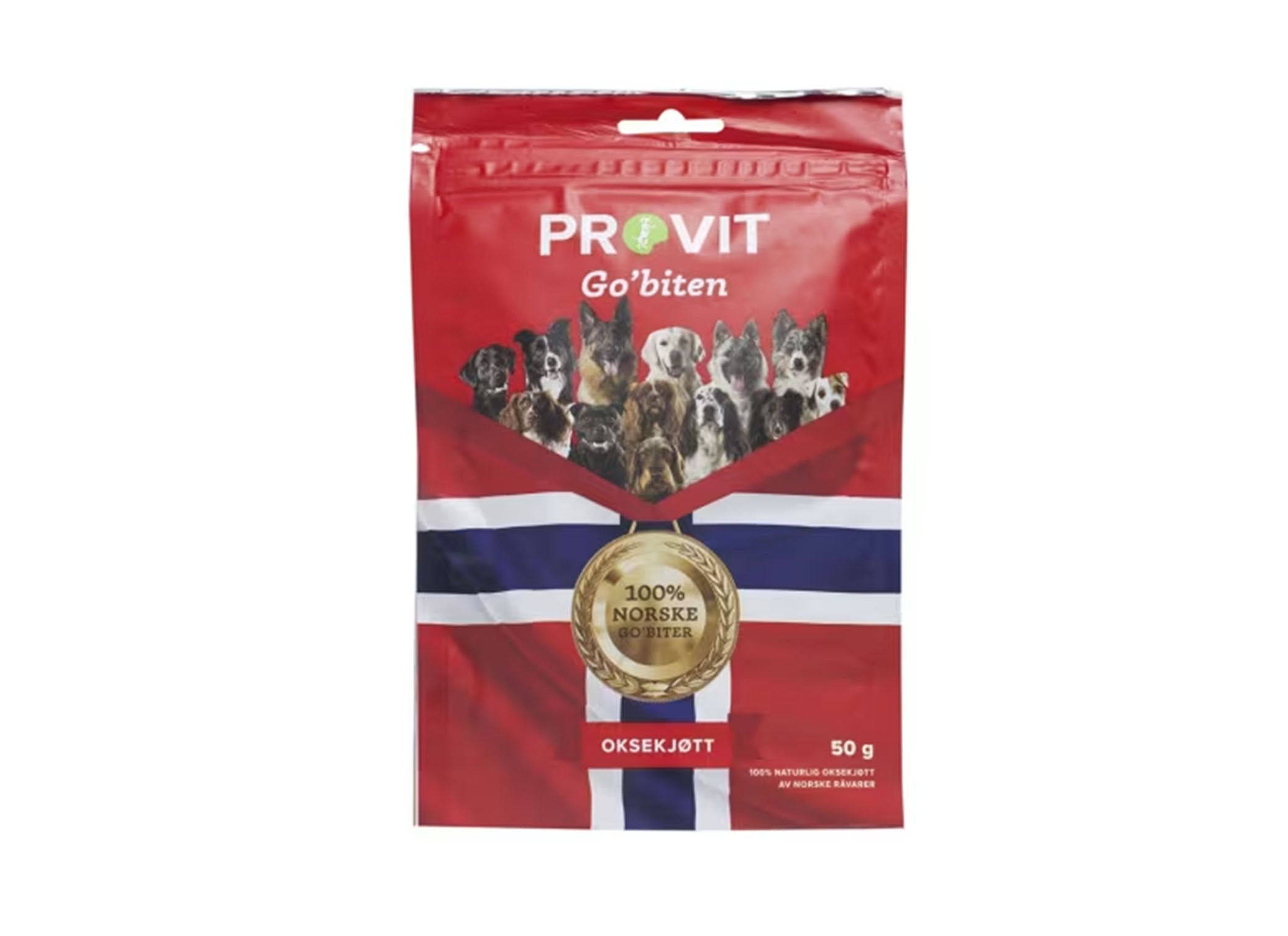 PROVIT Frysetørket Oksekjøtt 50gr Hund