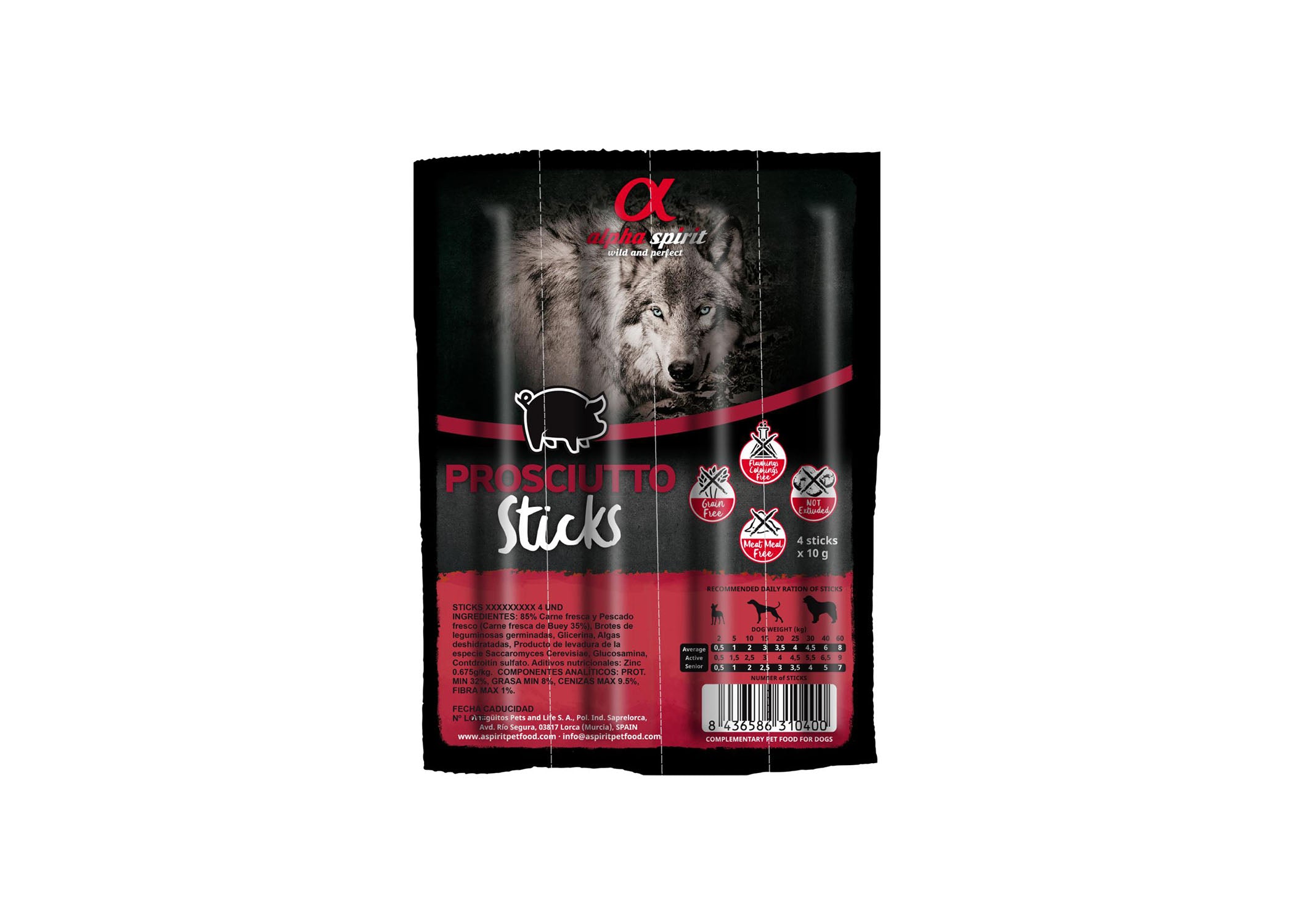 AlphaSpirit Prosciutto Stick Prosciutto 40g